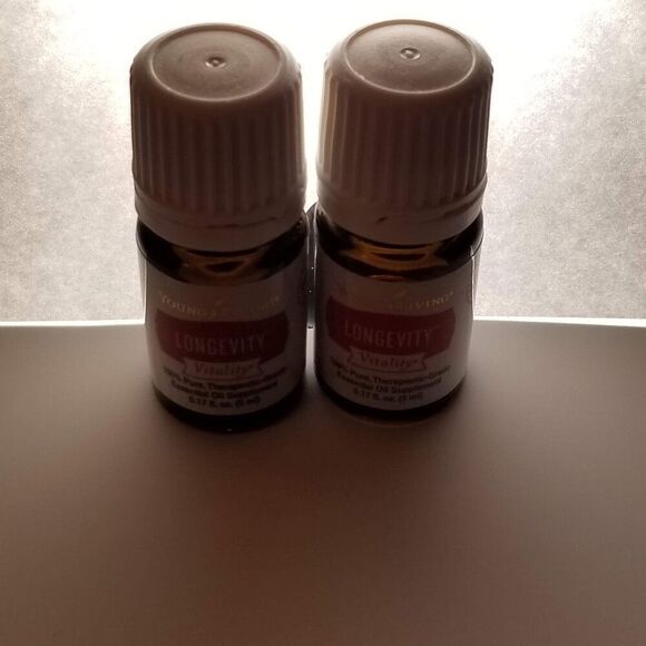 $46.72 Young Living 2x Lot Longevity Vitality 5mL Essential Oil YLEO YL New - Picture 4 of 6